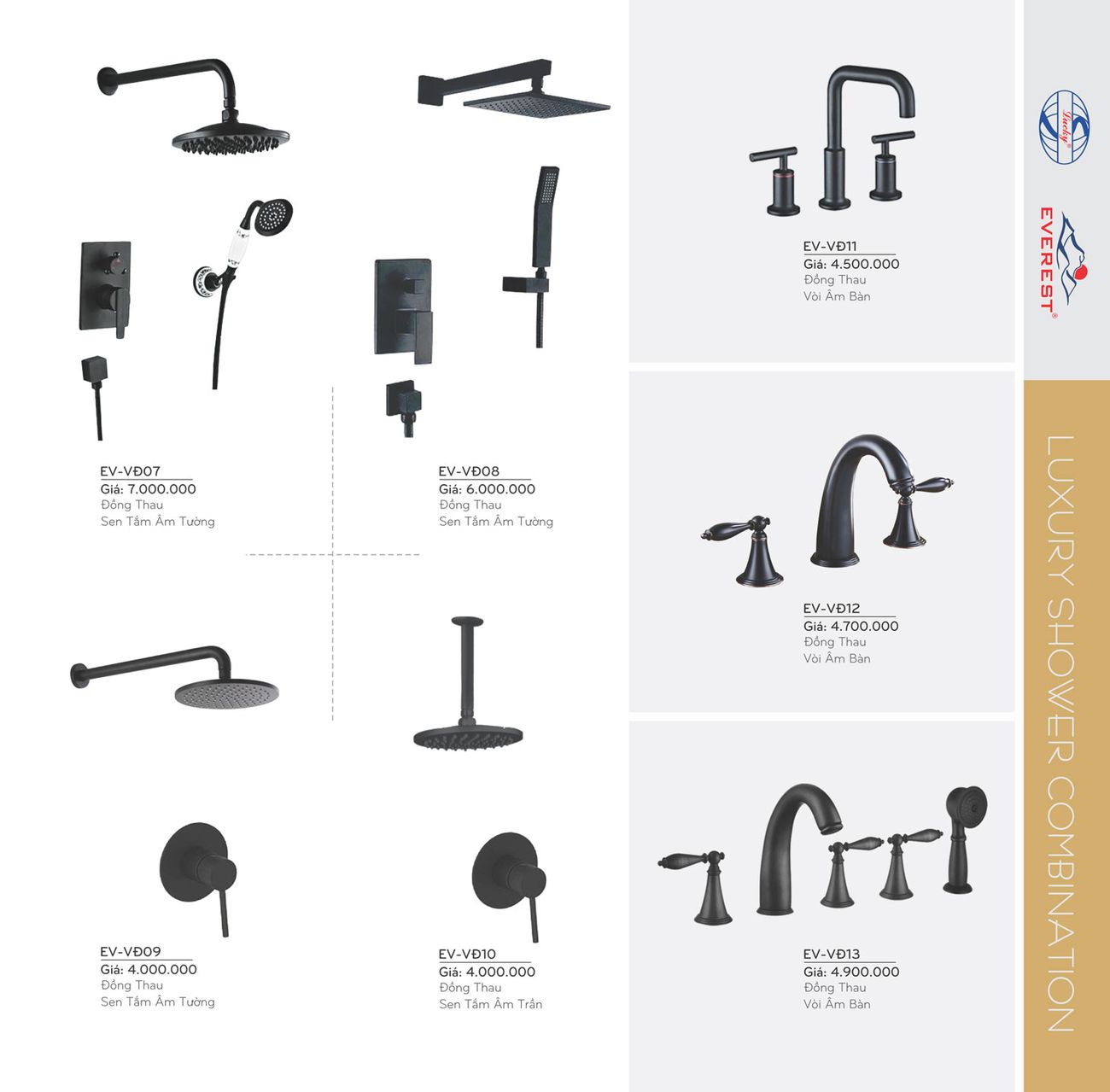 Thiết bị vệ sinh EVEREST Cổ Điển Catalogue và Bảng giá mới nhất /Page 